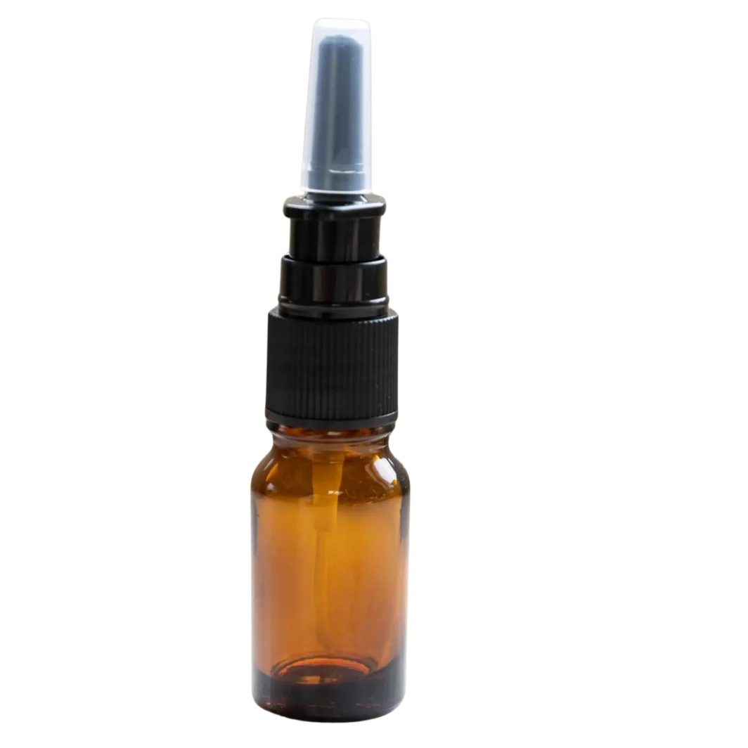 Premium Brown Glass Nasal Spray Bottle  10ml